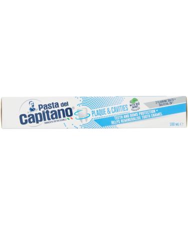 Pasta del Capitano Dentifricio Placche e Carie 100ml - Buy Online on GoSupps.com