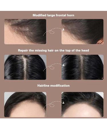 Hair Shadow Powder for Thinner Hair - Fluffy Root Cover & Concealer with Mirror 4g Dark Gray - Buy Online on GoSupps.com