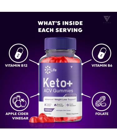 2nd Life Keto ACV Gummies - Advanced Weight Loss Formula with Apple Cider Vinegar - 60 Gummies - Buy Online on GoSupps.com