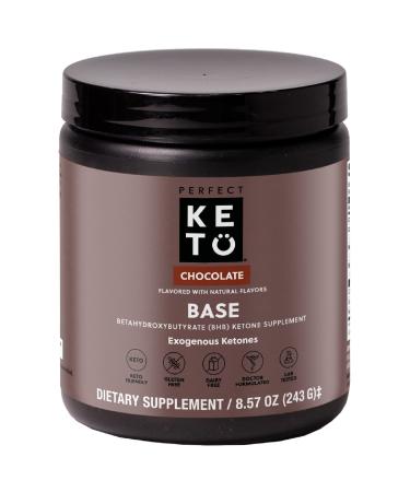 Exogenous Ketones Powder, BHB Beta-Hydroxybutyrate Salts Supplement, Best Fuel for Energy Boost, Mental Performance, Mix in Shakes, Milk, Smoothie Drinks for Ketosis – Chocolate, 8.57 oz (243 grs)