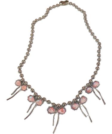 Oralgo Geometric Loop Necklace for Women - Trendy Collarbone Chain | Student Chic & Simple Metal Design - Buy Online on GoSupps.com