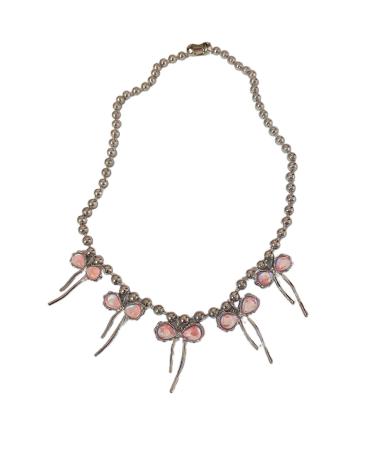 Oralgo's female trend net in the collarbone chain geometric loop necklace Student simple temperament cold wind chain metal