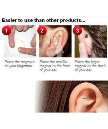 Beavorty Magnetic Quit Stop Smoking Magnet Magnetic Ear Auricular Loss Weight Acupressure for Women Men 20 Pairs - Buy Online on GoSupps.com