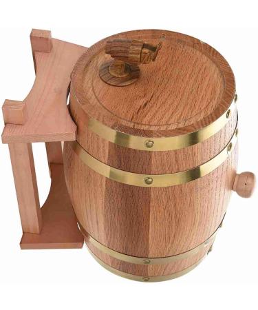  Aoresac Aoresac 1.5 Litre Handmade Oak Barrel with Stand Pressure Tested for Leaks Easy Dispensing Plastic Tap Improves Taste Over Time with (maybe) - Buy Online on GoSupps.com