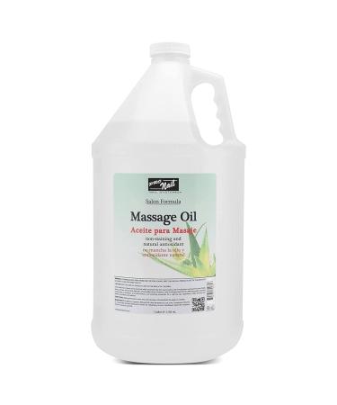 PRONAIL - Massage Oil Aloe Vera 128 Oz - Professional Full Body Massage Therapy Manicure Pedicure - Relax Sore Muscles and Repair Dry Skin Enhanced with High Absorption Oils and Vitamin E