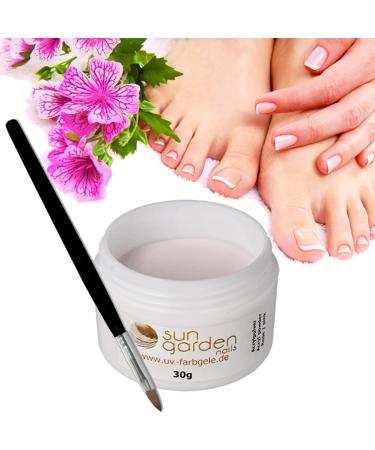 Sun Garden Nails Acrylic Powder Set - 30g Rose Color with Acrylic Brush | Perfect Nail Design for Fingernails - International Shipping Available - Buy Online on GoSupps.com