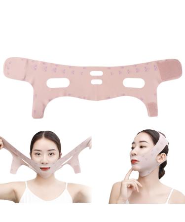 Double Chin Reducer Soft High-Elastic V Line Lifting Mask Chin Strap Depuffing and Skin Tightening Chin Mask Lift Face Sculpting Sleep Mask Upgrade Style Beauty Supplies
