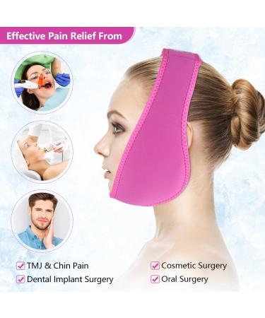 Buy Hilph K hlpads - Cooling Compress for Wisdom Teeth Pain Relief & TMJ - Adjustable Cold Pillows (4pcs) - Rose Color - Buy Online on GoSupps.com