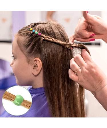 200 Mini Hair Clips for Kids & Women - Rainbow Pearl Hairpins - Colorful Bunted Plastic Hair Accessories - Buy Online on GoSupps.com