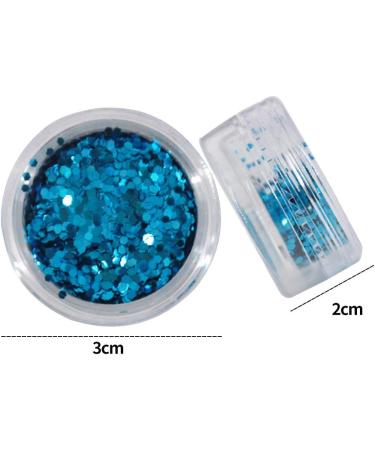 Body Glitter Face Glitter Festival Glitter Hair Glitter Nail Glitter Nail Art Kit Cosmetic Glitter for Wax Melts Art Nail Crafting Card Making Scrapbooking Party (24 Colors) Colour 1 - Buy Online on GoSupps.com
