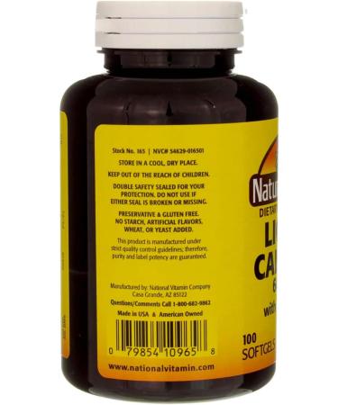 Nature's Blend Liquid Calcium 600 mg with D3 Softgels - 100 ct Pack of 6 - Buy Online on GoSupps.com