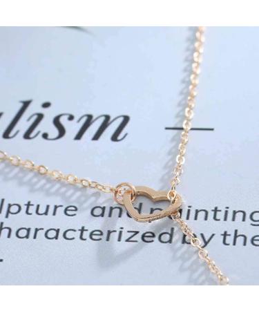 Edary Boho Heart Pendant Necklace - Gold Y-Necklace Fashion Jewelry for Women | International Shipping Available - Buy Online on GoSupps.com