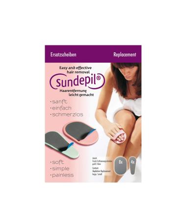 Original Sundepil replacement discs 8 large & 4 small