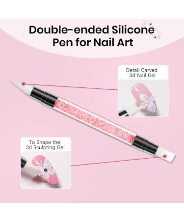  SUPWEE Solid Builder Nail Gel 15g Non-Stick 3D Pearly White Sculpting for 3D Nail Art DIY at Home - Buy Online on GoSupps.com