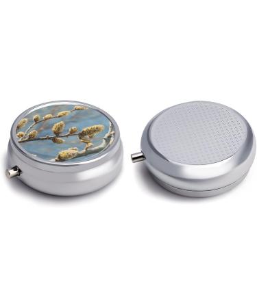 Portable Catkins Printed 3 Compartment Pill Box - Travel-Friendly Pill Organizer for Purse & Pocket - Buy Online on GoSupps.com