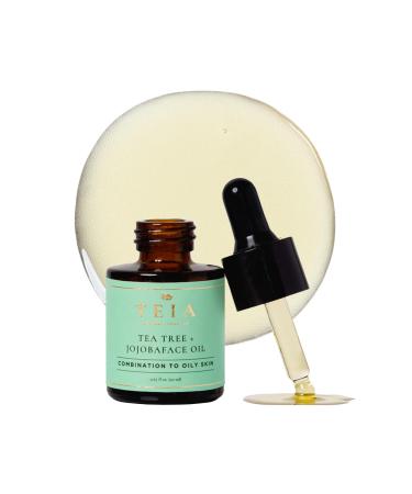 TEIA Cosmetics - NATURAL Nourishing facial oil for oily skin with tea tree oil. Non-toxic vegan cruelty-free.