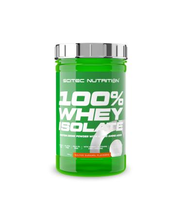 Scitec Nutrition 100% Whey Isolate - Pure protein output with BCAAS - glutamine & arginine - sugar and gluten -free formula 700g salty caramel salted caramel 700 g (1 Pack)