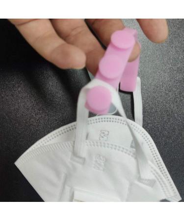 Face Shield Extension Buckle Adjustable Ear Grips Extension Hook Ear Strap Accessories Ear Grips Face Shield Extension Buckle Ear Pain Relieved pink - Buy Online on GoSupps.com