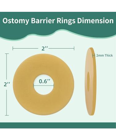 20PCS 2mm Moldable Ostomy Barrier Rings for Better Seal - Medical Grade Adhesive Ostomy Supplies - Buy Online on GoSupps.com