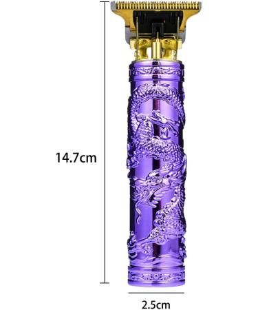 Buy Cordless Hair Clippers for Men - Portable 5.7 Inch Rechargeable Hair Remover with 6 Earpick Tools (Purple) | Best International Shipping - Buy Online on GoSupps.com