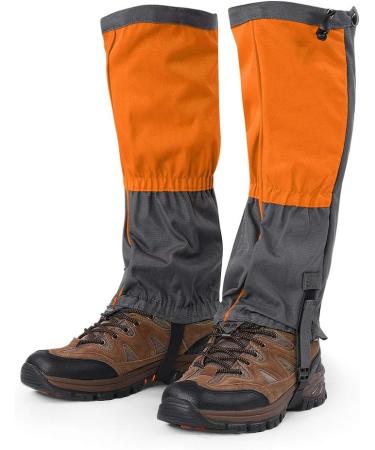 Buy Jenngaoo Waterproof Outdoor Gaiters - Perfect for Hiking Climbing & Snow Protection (Orange) - Buy Online on GoSupps.com