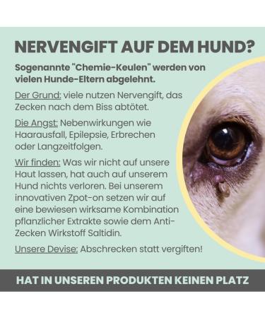 NOMS+ ZPOT-ON Dog Ticket | Annual Supply | Natural Active Ingredients & Saltidin | Protects Against Ticks Mites Fleas & Sand Mosquitoes - Shop Now! - Buy Online on GoSupps.com