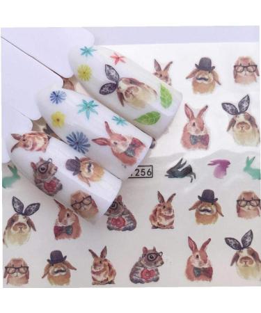 Girls' Rabbit Designs Cat Designs Nail Sticker Water Transfer Nail Art Decals - Buy Online on GoSupps.com