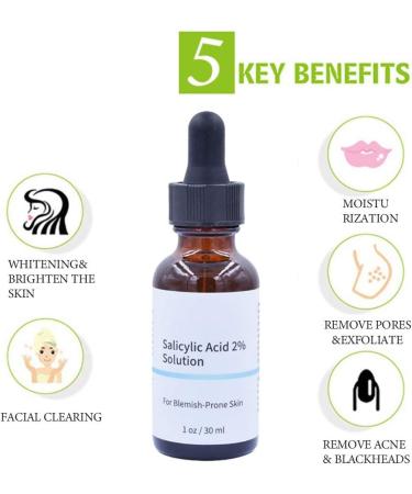 Salicylic Acid Concentrate Super Strong 2% - Acne Spot Treatment - Professional Skincare Serum White 1 - Buy Online on GoSupps.com