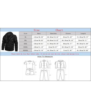 Hanxiulin Men's Oversized Plush Hoodie Jacket - Warm Reversible Winter Coat - Lightweight Khaki Outdoor Jacket XXL - Buy Online on GoSupps.com