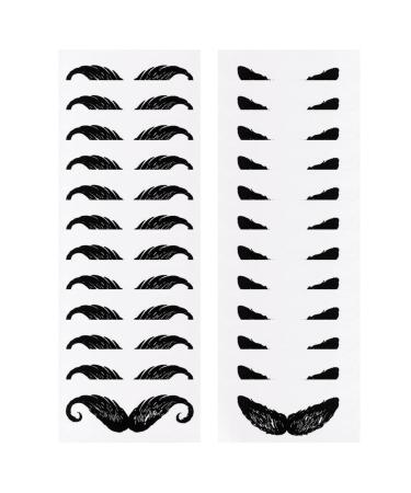 SHERCHPRY Autocollants pour pilation Poils de Nez et Moustache 24 Pi ces Petits Protecteurs Adh sifs pour Barbe Usage Quotidien Homme Accessoires Beaut