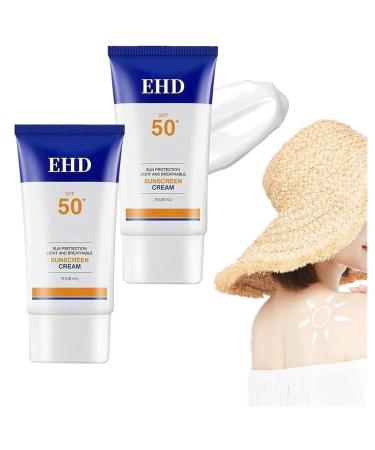 Ehd Sunscreen Sunscreen for Face Spf 50 Face Sunscreen Moisturizer Daily Uv Defense Sunscreen Best Sunscreen for Face Women Fast Absorption & No Sticky Feeling