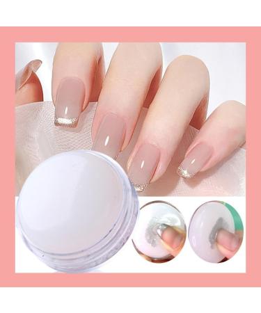 Nail Art Stamper Silicone Manicure Jelly Stamping Head Nail Supply Tools 4.2cm White silicone nail stamper - Buy Online on GoSupps.com