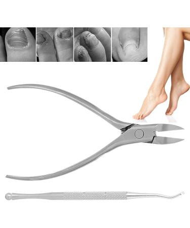 Cuticle Trimmer Angled Ends Cuticle Clipper Stainless Steel Streamlined Handle Not Easy To for Hand(Streamer Silver) - Buy Online on GoSupps.com