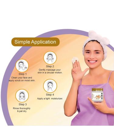 Almond Scrub For Face & Body (380 Ml) | All Skin |Cleanser Scrub For Deep Exfoliation | Dead Skin Remover | Tan Removal | Blackhead Remover - Buy Online on GoSupps.com