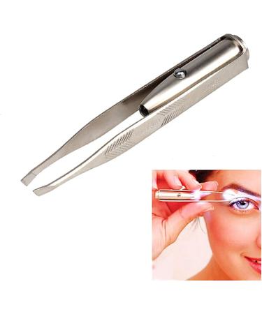 Webrauen Light Steel Tweezers for Precision Hair Removal Perfect for Face & Nasal Hair Splinters & More - Buy Online on GoSupps.com