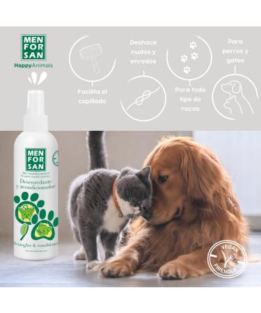 MENFORSAN Detangler & Conditioner for Dogs & Cats - 125ml (Pack of 2) | International Shipping Available - Buy Online on GoSupps.com