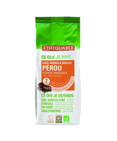 G n rique ETHIQUABLE - Ethiquable Organic Ground Coffee Pure Peru 250G - 250G - Pack of 3 - Sold in Packs