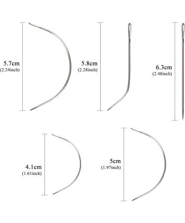 Professional Hair Extension Needle and Thread Set - 10 Needles & 3 Black Weave Threads for Wig Making and Hair Extensions - Buy Online on GoSupps.com