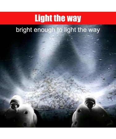 ePicsoa 2 Pcs Rechargeable Croc Lights for Clog Shoes | Waterproof LED Headlights for Dog Walking | 3 Light Modes | Great Gifts for Adults & Kids | White 1 - Buy Online on GoSupps.com