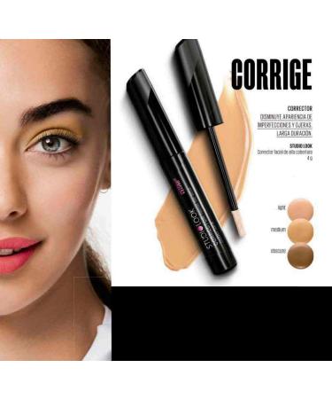 Cyzone Studio Look High Coverage Facial Concealer - Medium Shade | Reduce Imperfections & Dark Circles - Buy Online on GoSupps.com