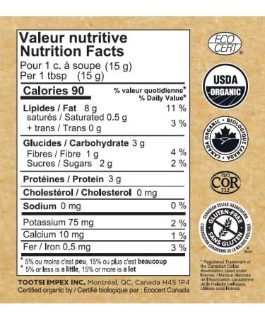 Yupik Organic Sunflower Seed Butter 454 g Kosher Gluten-Free Non-GMO Natural Creamy Seed Butter Only Sunflower Seeds No Added Sugar No Additives Smooth Spread Ideal for Snacks & Recipes - Buy Online on GoSupps.com