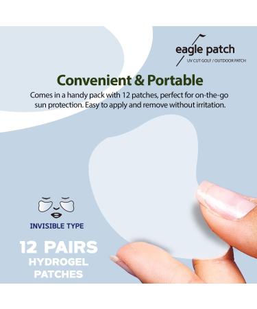 UV Protection Golf Patch - 12 PCS Hydrating Sunscreen Gel Facial Patches for Golfers | Skin Care Sunblock for Outdoor Activities - Buy Online on GoSupps.com