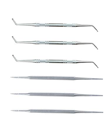 6 Stainless Steel Toenail Tool Set Toenail Lifter Toenail Cleaner Toenail File Manicure Tools