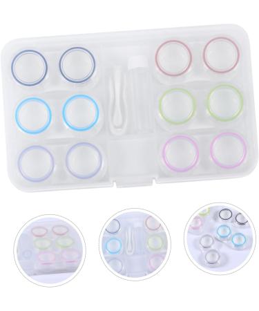 Healeeved Contact Lens Container Set Travel-Friendly Glass Pearls Storage Case for Lens Care & Soaking - Buy Online on GoSupps.com