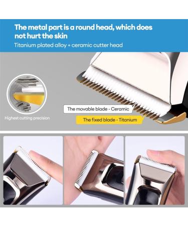 Professional Hair Clippers for Men | Rechargeable Electric Trimmer | Cordless Haircut with Adjustable Ceramic Blade - Buy Online on GoSupps.com