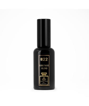 #22 Heritage Blend - 10ml | Perfume Gift for Him & Her - Crafted in NYC with Notes of Blood Orange Bergamot & Vanilla Inspired By Casmorati Lira #22 Heritage Blend 0.33 Fl Oz (Pack of 1)