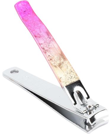 Stainless Steel Nail Clippers Comfortable Grip Electroplating Fingernail Tool for Precise Trimming at Home - Buy Online on GoSupps.com