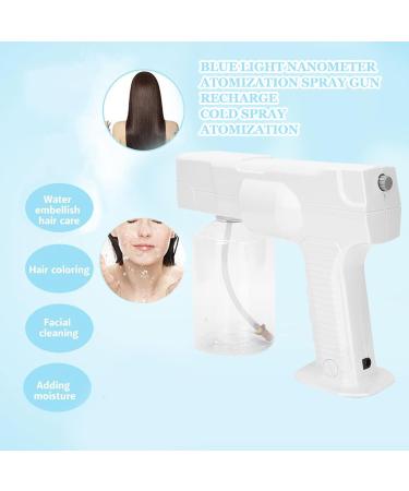 Handheld Blue Light Nano Spray Gun Nano Sprayer Spray Volume USB Charging Blue Light Nanometer Spray Gun Handheld Hair Care Moisturizing Sprayer - Buy Online on GoSupps.com