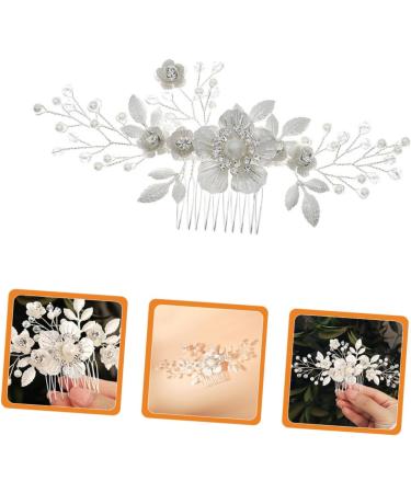 Mikinona Flower Comb Hair Comb for Bride Headpiece for Bride Wedding Bride Hair Comb Bridal Headpiece Bridal Hair Accessory Bridal Hair Accessories Hair Jewelry Wedding Hair Comb - Buy Online on GoSupps.com
