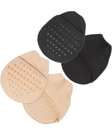 4 Pairs Forefoot Pads Women's Socks Toe Socks Plantar Socks High Heels Seamless Invisible Socks Invisible Forefoot Pad Breathable Sandals Half Socks Liner - Buy Online on GoSupps.com